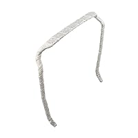 Vista 21 de Zazzy Bandz - Pelo grueso y rizado - Diadema mediana - Estampado envuelto a mano (original, negro y dorado azteca)