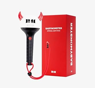 BABYMONSTER Official Light Stick (LED, Plastic, Battery Powered, Undefined Color, Light Box, Emergency Light Sticks)