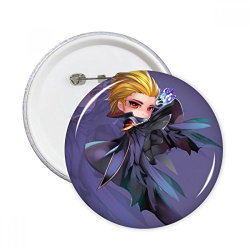 Badge bouton personnage drôle XXL pour masquer un accroc ou personnaliser un vêtement terne