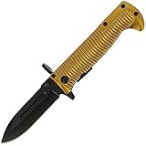 G8DS Einhandmesser Aluminium Gold schwarz Gürtelclip