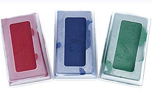 MATINGMARK Sheep & Goat Mating Crayon Block Marker for Ram Breeding/Marking Harness by Rurtec, 3 Pack (MILD Temperature) RED, Blue, Green, Made in New Zealand