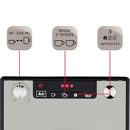 Machine à café à grains Melitta Solo E950-777 gris sable 1400W - 6