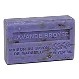 Seife Echte Lavendelblüten mit Sheabutter 125 g - Maison du Savon