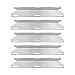 SH3041 (5-pack) Stainless Steel Gas Grill Heat Plate / Heat Shield for Charmglow, Kirkland, Permasteel, Nexgrill Model Grills and Others