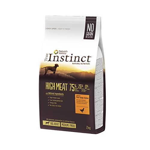 True Instinct High Meat Adult - Pienso para Perro Medium-Maxi Adulto con Pollo - 2kg