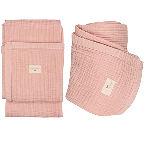 Migaloo Muslin Blankets, Baby Toddler Quilt, 4 Layers, 100 Cotton Stroller Blanket, Hypoallergenic,Super-Soft,Breathable And Lightweight Swaddle,Nursery & Crib Blanket, Large (47 X 35 H) #TOP2