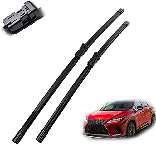 Balais d'essuie-glace avant RFSHCIOP aérodynamiques et silencieux pour Lexus RX