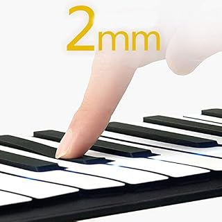 YONGCHY Professional 88 Clés Main Piano Roll, Roll Main Clavier Électronique Multifonction, Silicone Souple Portable Pliable Clés, Convient pour Les Enfants Et Begainners - Les Beatles, Paul McCartney, John Lennon, RIngo Starr, George Harrison YONGCHY Professional 88 Clés Main Piano Roll, Roll Main Clavier Électronique Multifonction, Silicone Souple Portable Pliable Clés, Convient pour Les Enfants Et Begainners – Image 4