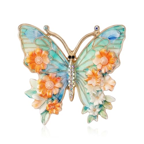 Nylaxis Vintage Enamel Butterfly Pins