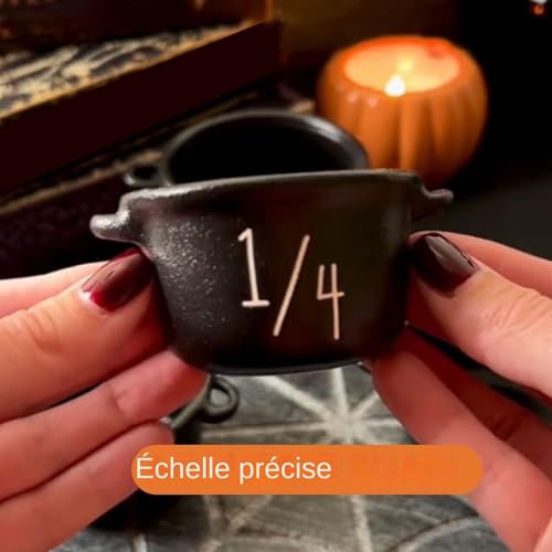 Chaudron de sorcière pour Halloween pour réussir votre décoration de table - 3