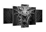 Canvas Print Picture - 5 Piece - Total size: Width 59,1"(150cm), Height 39,4"(100cm) Completely fram