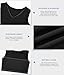 Rolewpy Chest Binder for Transgender FTM Women Binder Bra Tomboy Breast Binder Tank Top Black