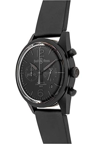 Bell & Ross Men's Phantom Automatic Chronograph Black Rubber and Dial2