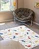 Odorless Premium Foam Baby Play Mat 50" x 50", Soft Microfiber Fabric Crawling Mat for Floor- Comfortable and Hypoallergenic, Non-Slip Cushioned Floor Playpen mat for Infants,Babies,Toddlers #5