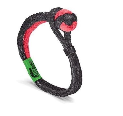 Bubba Rope Gator-JAW NEXGEN PRO Schäkel, synthetisch, Rot/Schwarz
