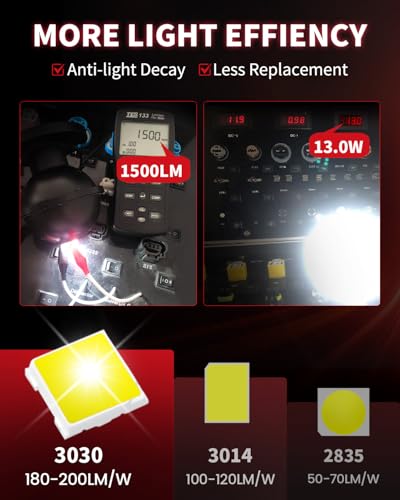 Image of LASFIT 921 LED Bulb Reverse Lights, 912 T15 Back Up Light CANBUS Error Free W16W 906 Reversing Bulb 904 916 6000K Xenon White New Upgrade Design, Plug and Play (Pack of 2)