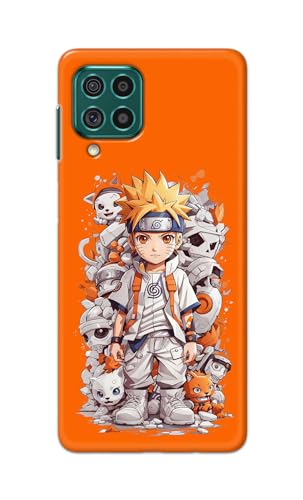 Image of PRINTFIDAA Printed Hard Back Cover Case for Samsung Galaxy F62 | Samsung Galaxy M62 Back Cover (Famous Anime Cartoon Character) -112