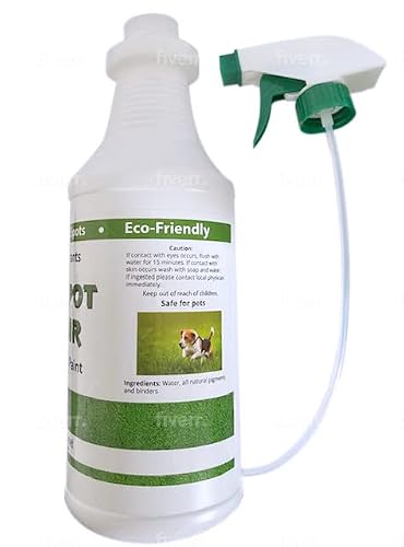 EcoColorants Pre-Mixed Ready-to-Use Grass Paint Quart (32 oz) No Mixing, Ready to Spray Product, Time to get Your Grass Looking Green Again, Revive Your Lawn! Get rid of Dog Spots, Renew Shrubs