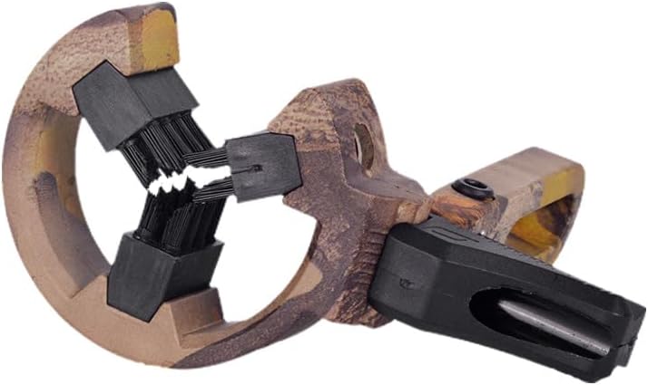 2pcs Archery Arrow Rest Brush Capture Arrow Rest with 3 Brushes Camo Compound Bow Outdoor Hunting Shooting Accessory