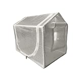 XINYIN Tienda de campaña compacta a prueba de invierno con diseño hexagonal, aislamiento mejorado, uso en interiores y exteriores, montaje rápido, protección impermeable para plantas