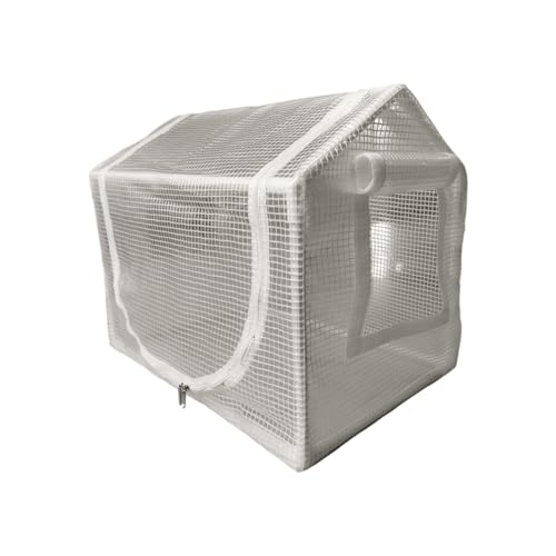 Refugio para plantas de techo en PVC blanco con ventilación optimizada 2
