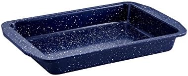 Paula Deen Speckle Bakeware Nonstick Baking Pan / Nonstick Cake Pan, Rectangle - 9 Inch x 13 Inch, Blue