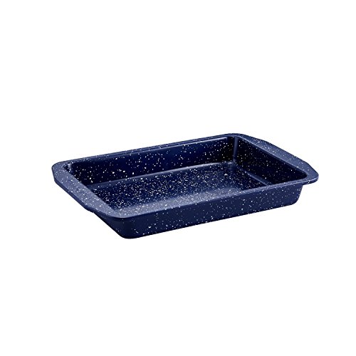 Paula Deen Speckle Bakeware Nonstick Baking Pan / Nonstick Cake Pan, Rectangle - 9 Inch x 13 Inch, Blue
