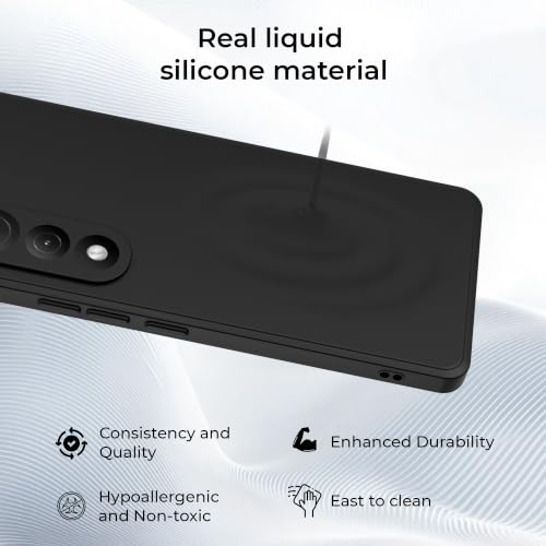 Image of A rtistque Back Cover Case for Tecno Pova Curve 5G | Camera Protection | Shockproof TPU | Stylish Protective Design | Slim Fit | Ultra Matte | Tecno Pova Curve Back Cover - Black