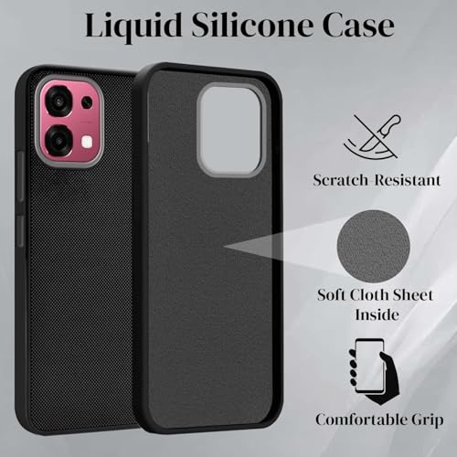 Image of Jkobi Rubberised Back Case Cover for Oppo F31 5G | Oppo F33 5G (Textured Grip Design | Micro-Fiber Cloth Inside | Slim and Light Weight | Soft Touch and Feel)