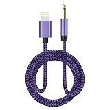 Ocbuo ライトニング Lightning to 3.5mm 変換ケーブル MFi認証 iPhone オーディオケーブル AUX コード アイフォン ヘッドホン/iPod/iPhone/iPad/ホームステレオ/カーステレオ/スピーカー など対応 100cm
