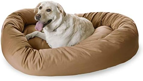 52 inch Khaki Bagel Dog Bed By Majestic Pet Products