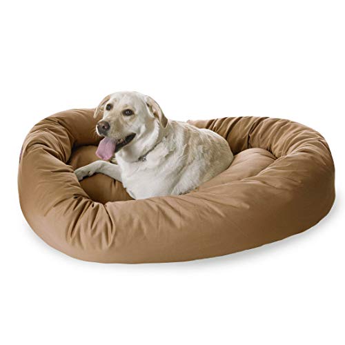 52 Inch Khaki Bagel Dog Bed By Majestic Pet Products #TOP29