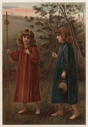Poster sur toile The Golden Shore par Henry Ryland SERENDIPITP sans cadre 50x70 cm