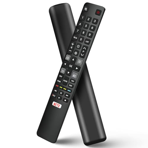 Replacement TCL TV Remote Control RC802N for TCL Android & LCD LED 4K Smart TVs: 32DS520 40S6000FS 49S6000FS 49DP600 F43S5916 50DP600 H32S5916 U49P6016 U55P6006 No Setup Required