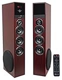 RockvilIe TM150C Bluetooth Home Theater Tower Speaker System (2) 10' Subwoofers!