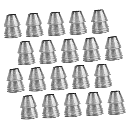 Sosoport Set Da 20 Cunei Di Metallo Per Martello in Ferro, Cunei Di Rinforzo Design Conico Per Forniture Di Installazione, Accessori Per Utensili Da Carpenteria e Manutenzione