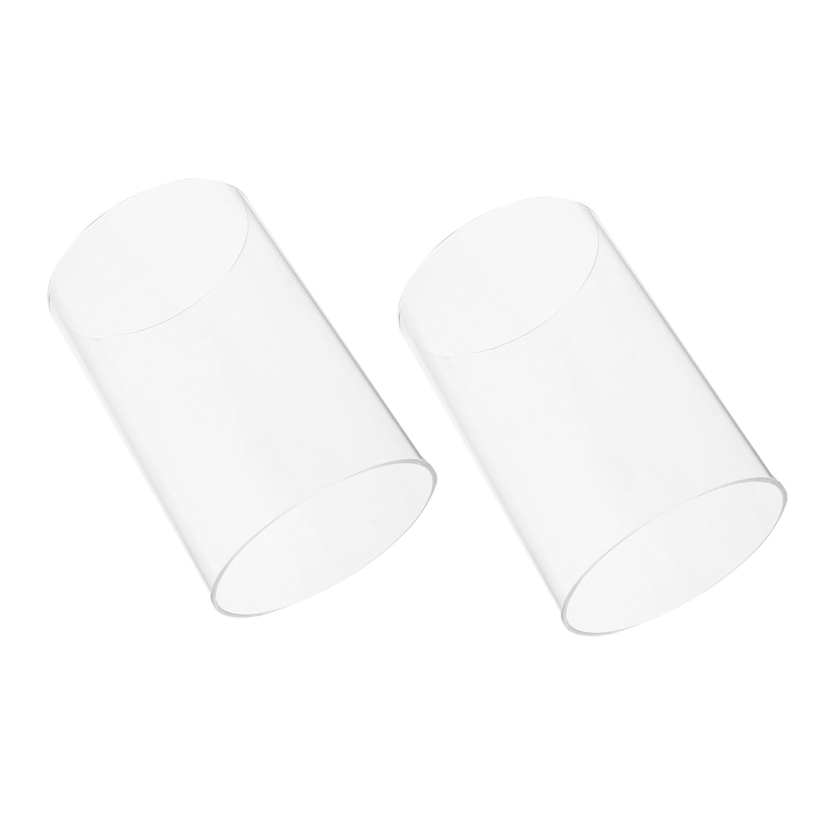 Bougeoirs en verre anti-courant d'air Hemobllo pour stabiliser la flamme des bougies