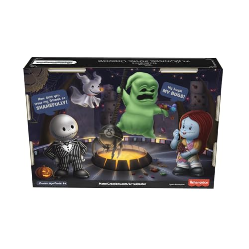 Littlepeople Collector HNW96 Little People Collector Disney Tim Burton’S The Nightmare Before Christmas Special Edition Set For Adults & Fans, 4 Figures In Display Box thumb #5