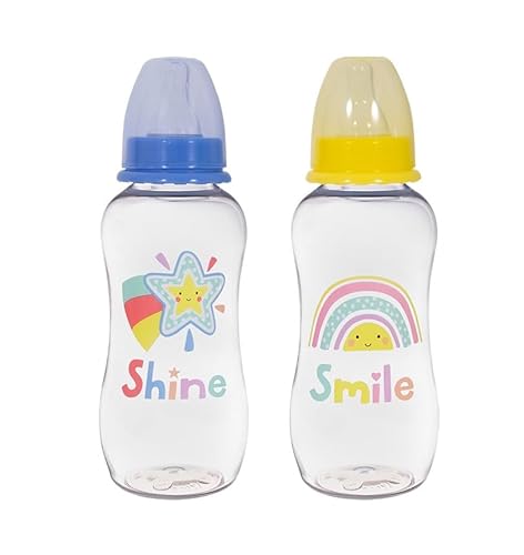 Baby Milk and Water Bottles 300ml 2 Pack