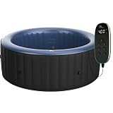 MSpa Bergen SPA Inflable Circular 4-6 Persones amb hidromassatge Air Jet, calefacció, filtració Intel·ligent i desinfecció UVC