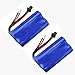 ZYGY 2 pièces 7.4V 1500mah Batterie au Lithium Haut débit pour H103 H105 H101 T2 Syma S033G UDI U12A QS 8019 8004 Batterie de Rechange de Bateau télécommandé à Grande Vitesse