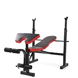ELdtec tablas abdominales, La Cama De Pesas Multifuncional, Plegable Casa Press De Banca En Bastidor Barra Celebró Bíceps Rampa-squat Equipos De Gimnasia...