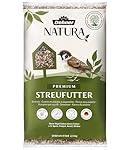 Dehner Natura - Comida para Aves Silvestres, piens...: Fórmula seleccionada para el cuidado de aves silvestres domésticas Contiene semillas de cacahuete y girasol, semillas de cáñamo y avena Popular en muchas especies diferentes de aves, por ejemplo, mirlo y gorrión Adecuado para alimentación durante tod...