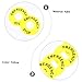 DECHOUS 10pcs Ring Alarm System Emergency Sign Circular Ring Material Easy to Use