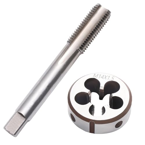 M14 x 1.5 Metric Thread Tap and Die Set M14 x 1.5mm High-speed Steel Machine Tap Die Set Right Hand