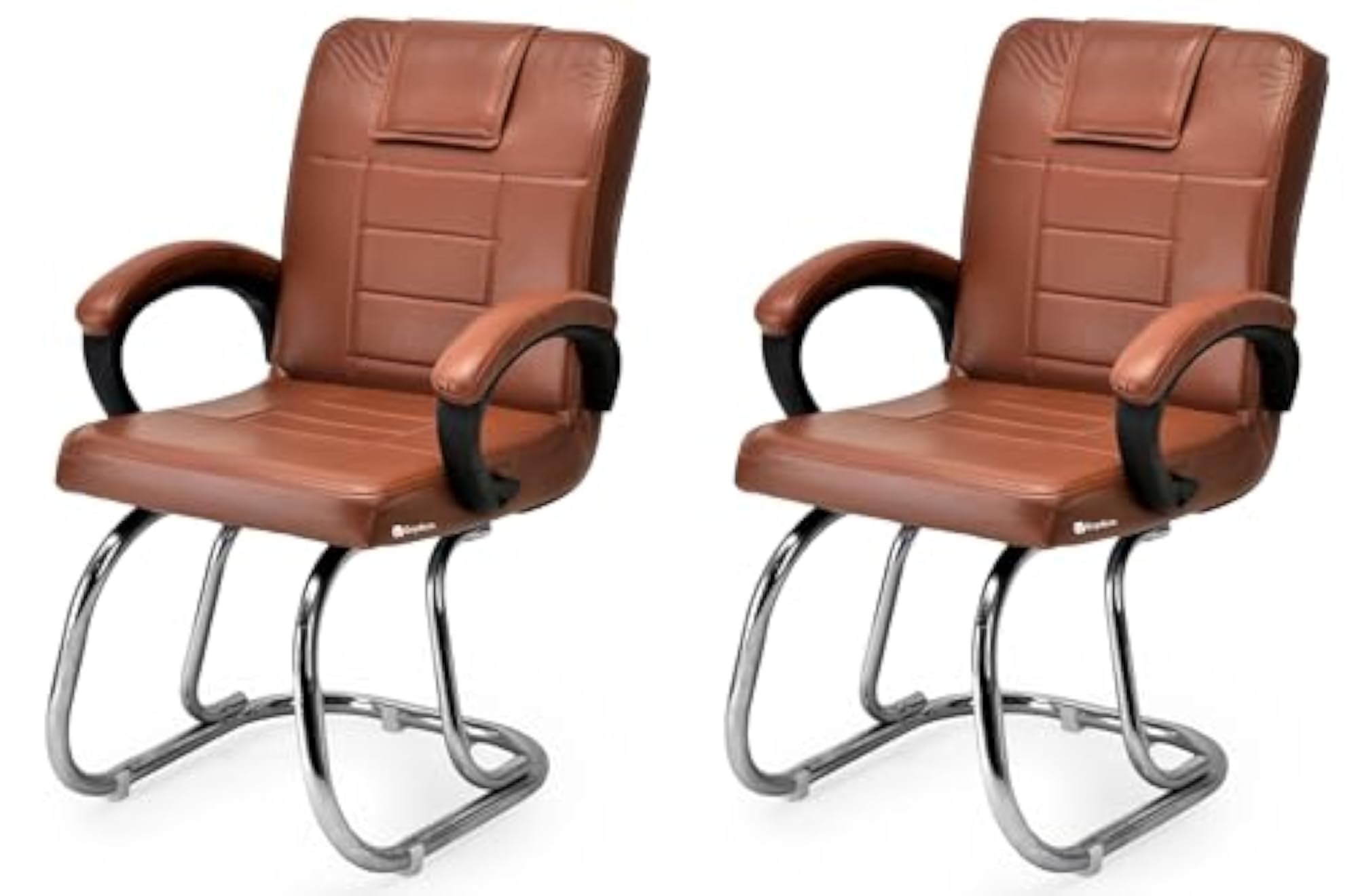Visitor Chair with Arm Rest and Cushion Seat