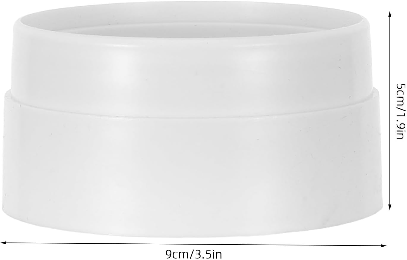 Lab Flask Stand with Widened Concentric Ring Base Plastic Round Bottom Flasks 50ml to 1000ml Non-Slip White Laboratory Support Base for Heating Mantles and Laboratory