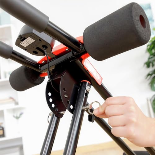 InnovaGoods® Gimnasio en casa, banco abdominales, abdominales maquina para ejercitar en casa, maquina abdominales plegable multifuncional para varias zonas del cuerpo, Ergonómico y adaptable, Negro - imagen 7