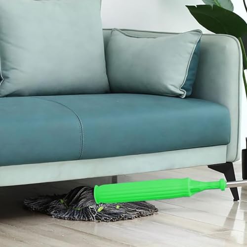 Image of IXORACART 2-in-1 Self-Wringing Floor Mop with 360 Rotatable Head | Adjustable Handle Microfiber Mop for Wet & Dry Cleaning | Bathroom, Home & Office (Rich Green)