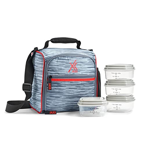 JAXX by Fit + Fresh, 5pc Meal Prep Lunch Box, ...